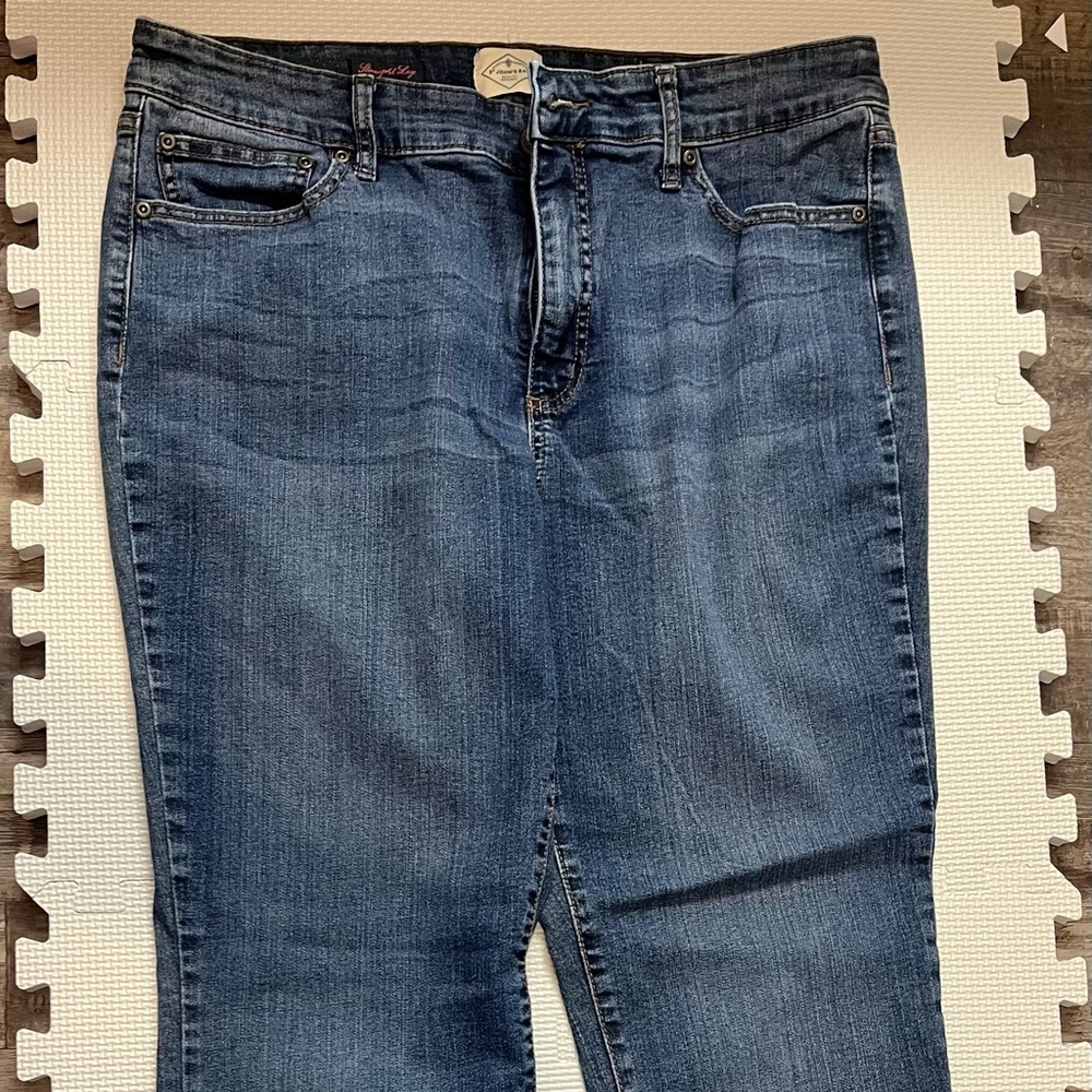 St. John’s Bay Indigo Women's Straight Leg Jeans